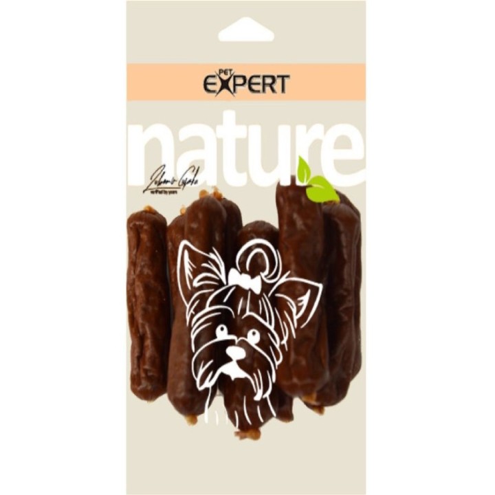 Pet Expert 60g klobása  jehněčí  6,5cm dog